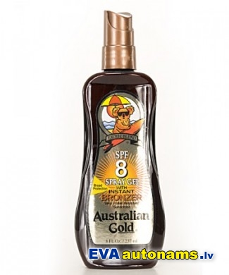 AG SPF 8  Spray gel bronzers- aizsardzībai saulē