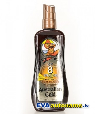 AG SPF 8 Spray gel bronzers- aizsardzībai saulē